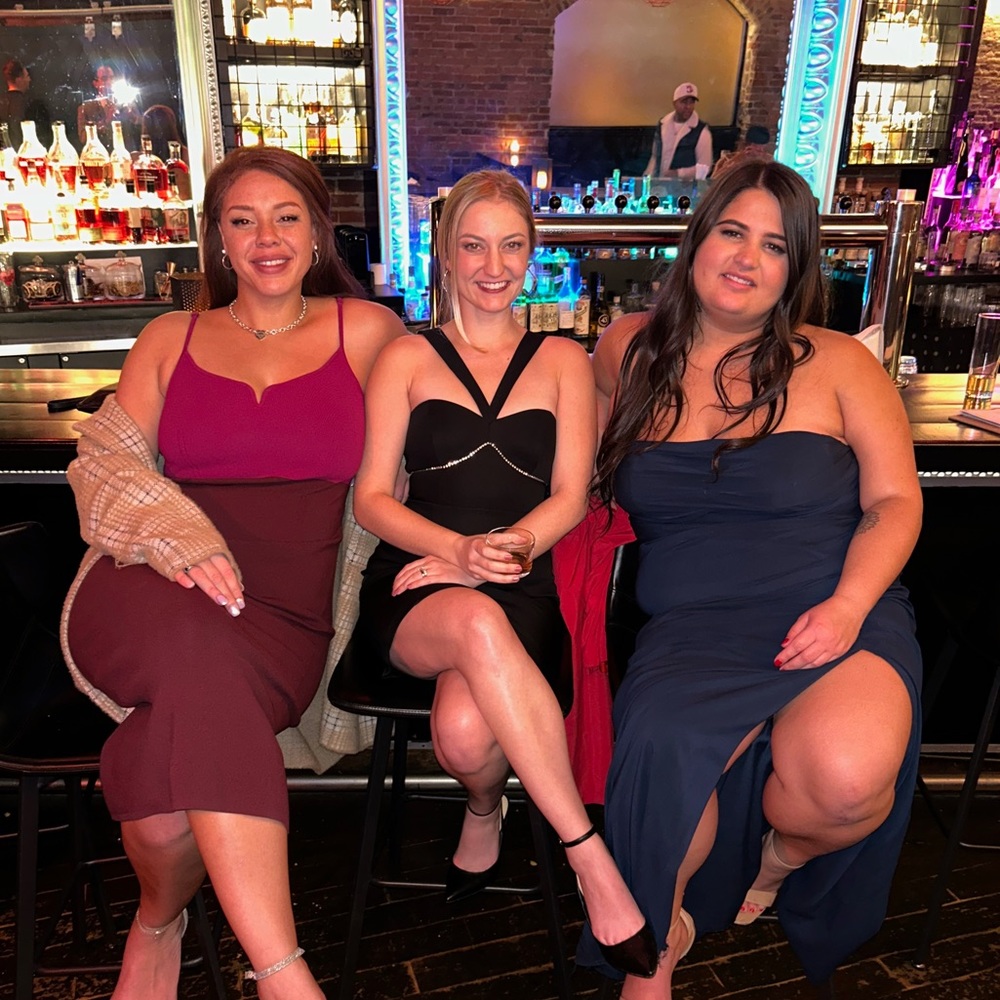Aqua Womens Rhinestone Mini Cocktail and Party Dress